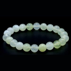 Bracelet jade pierre naturelle 8 mm – vert – origine Xinjiang Chine