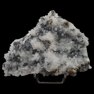 Quartz + Galène + Pyrite sur Matrice – Spécimen Unique de la Mine Krushev Dol Madan, Bulgarie