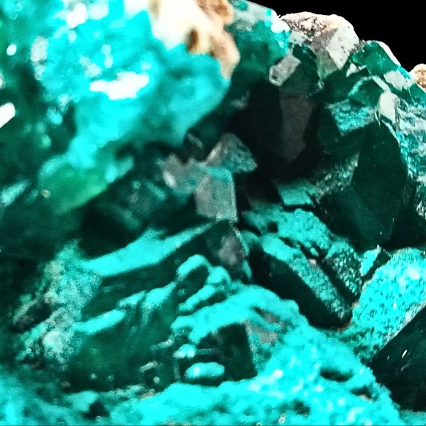 Dioptase Naturelle du Katanga - 234 g, Cristaux Prismatiques, Mine de Tantara, RDC – Image 3