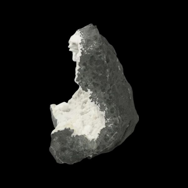 Géode d’Okénite naturelle 3,45 kg – Malad Quarry, Inde – Minéral de collection rare – Image 3