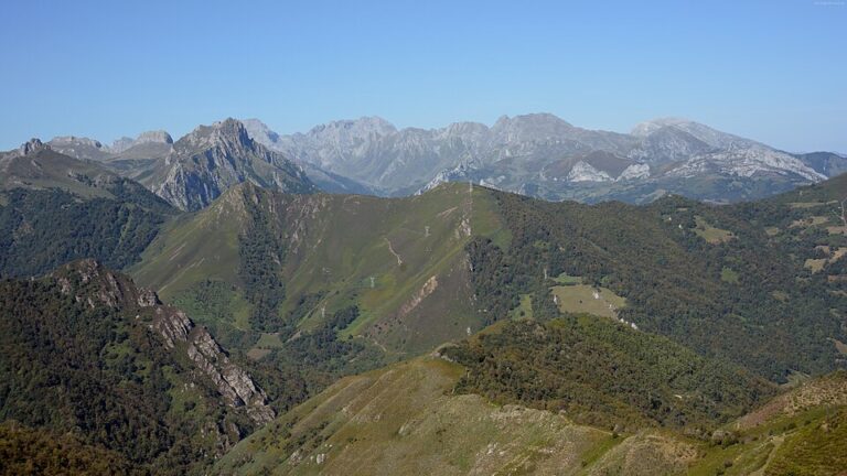 Paysage montagneux des Asturies, Espagne