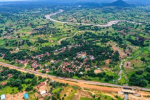 Paysage du Benue State au Nigeria