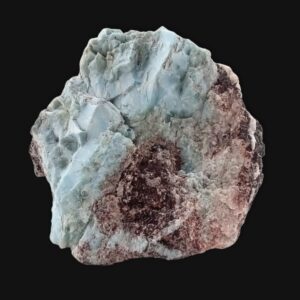 Larimar brut de Los Chupaderos, Barahona, République dominicaine – Pièce de collection