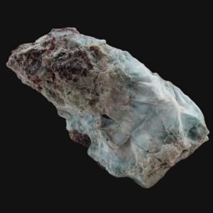 Larimar brut de Los Chupaderos, République dominicaine – Spécimen de collection