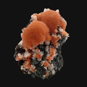 Thomsonite orange de Deshgaon, Madhya Pradesh, Inde – Pièce de collection